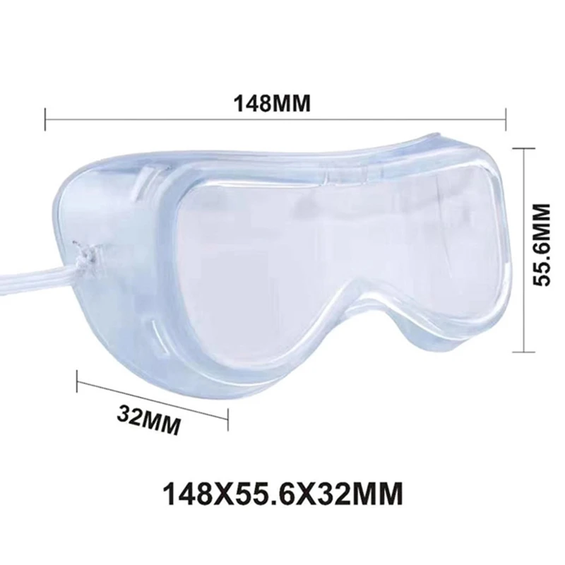 

Transparent Safety Goggles Anti-Splash Impact-Resistant Cycling Safety Protective Glasses For Rider Eye Protector