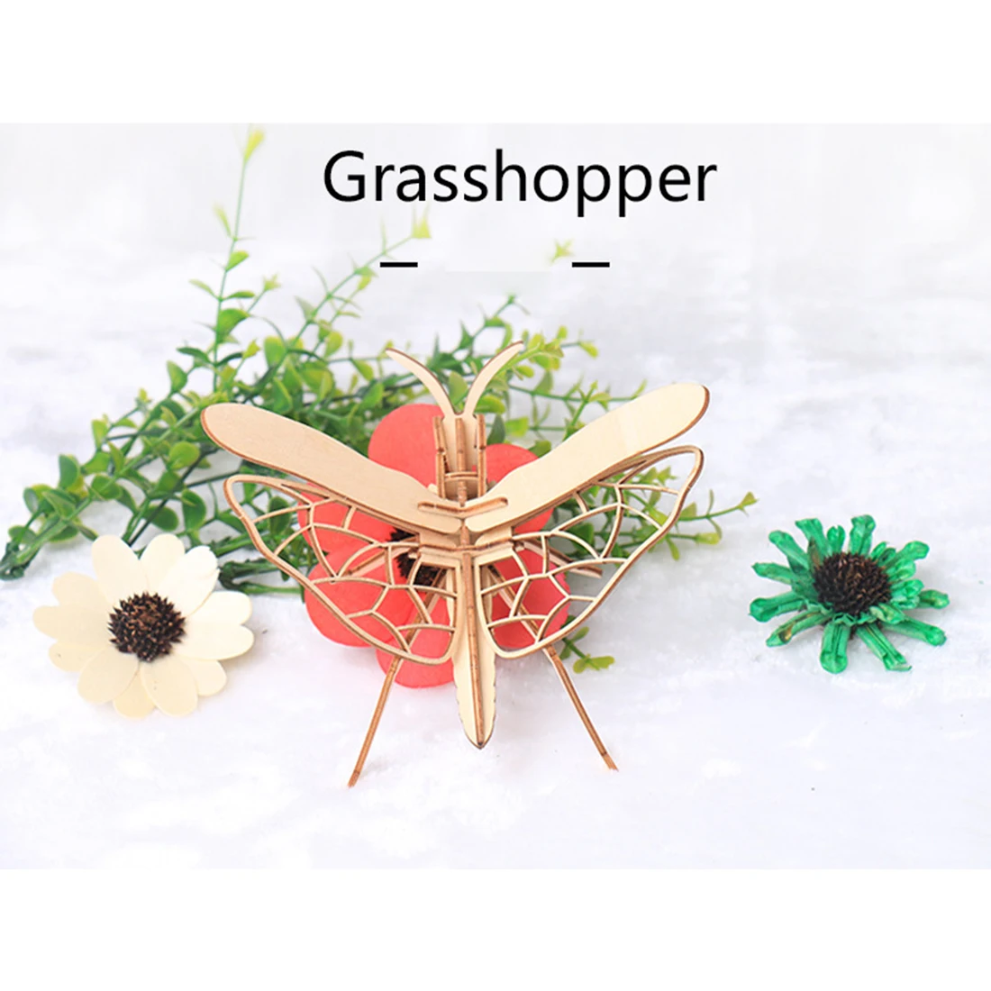 3D DIY деревянная игрушка-головоломка, моделирование, сборка насекомых, головоломка, модель, игрушка бабочка, пчела, стрекоза, кузнечик, мантис, Скорпион, Цикада
