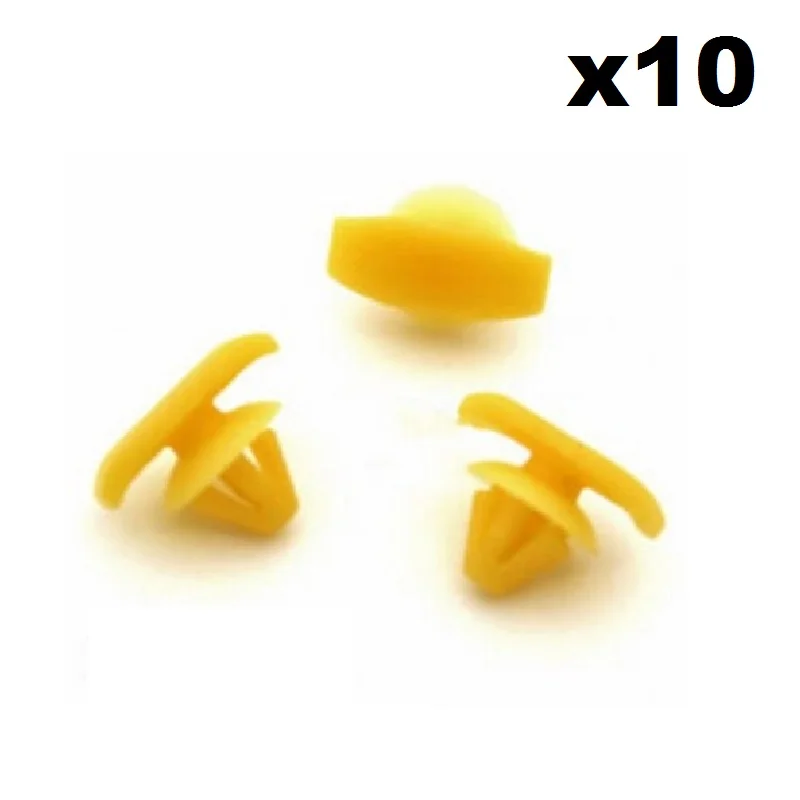 

10x For Skoda Octavia (04-13) Rubber Door Seal Clips, Weatherstrip Seal Clips