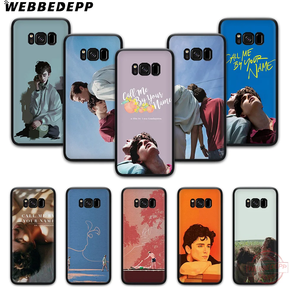 WEBBEDEPP позвоните мне по вашему имени мягкий чехол для телефона Samsung S6 S7 Edge S8 S9 S10 Plus J4