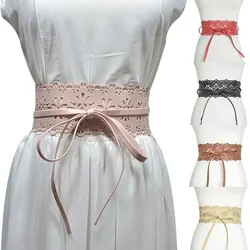 All-match Ladies Belt Hollow Girdle Pattern Girdle Wide Girdle Decorative Girdle Casual