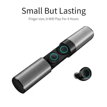 

S2 Mini Sweatproof TWS Wireless Bluetooth 4.2 Earphone Earbuds with Charge Box