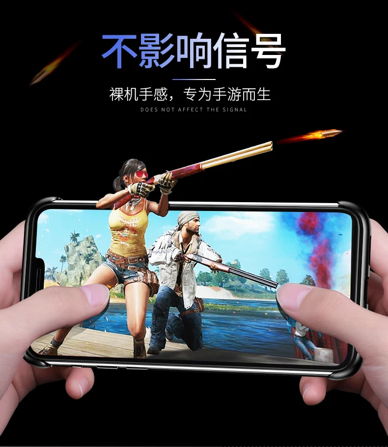 Тонкий Бескаркасный металлический чехол для телефона iphone 11, чехол из закаленного стекла для iphone 11 Pro Max, металлический бампер