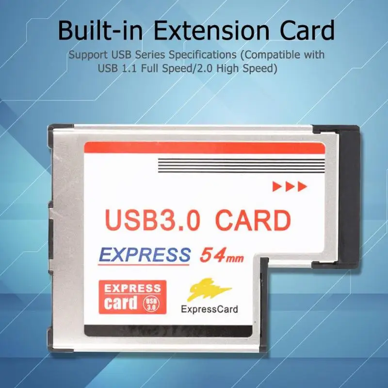 54 мм к USB 3,0 конвертер Экспресс-карты ноутбук двухпортовый адаптер чипсета NEC поддержка дропшиппинг