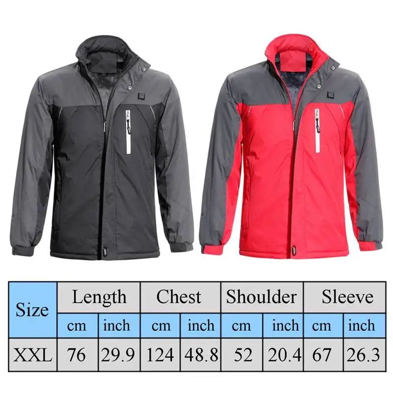 Мужские зимние хлопковые куртки с USB подогревом для женщин, уличная Водонепроницаемая ветровка для походов, скалолазания, лыжные куртки