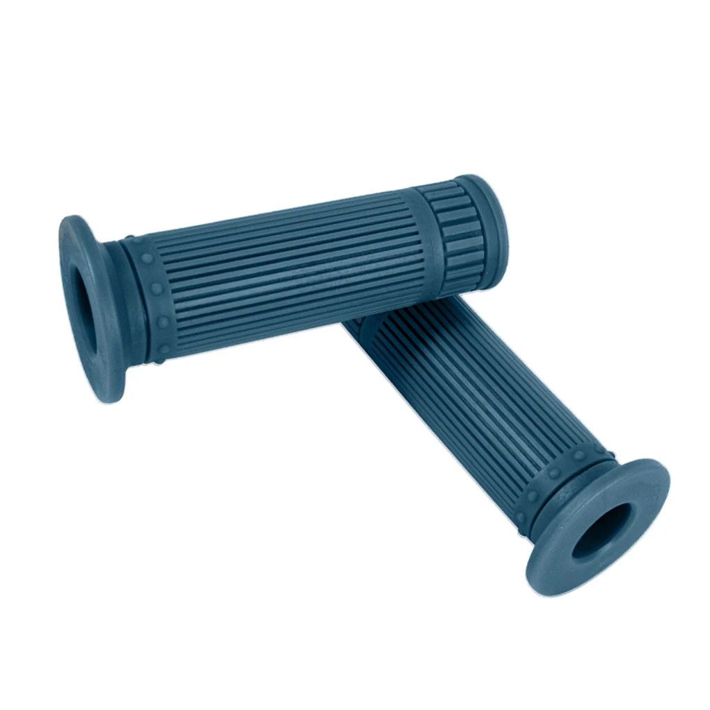 1 Pair Replacement 1'' 25mm Motorcycle Hand Grips, Antiskid Handlebar Soft Rubber Bar End Hand Rubber Motorcycle Hand Grips