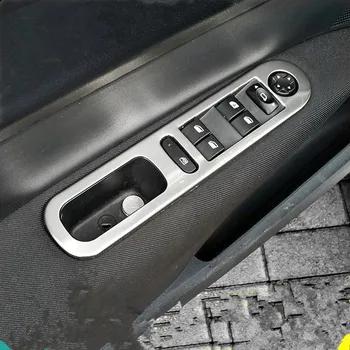 

Stainless Steel Window Glasses Switch Decorated Frame For Peugeot 308 2012 13 14 15 AA590