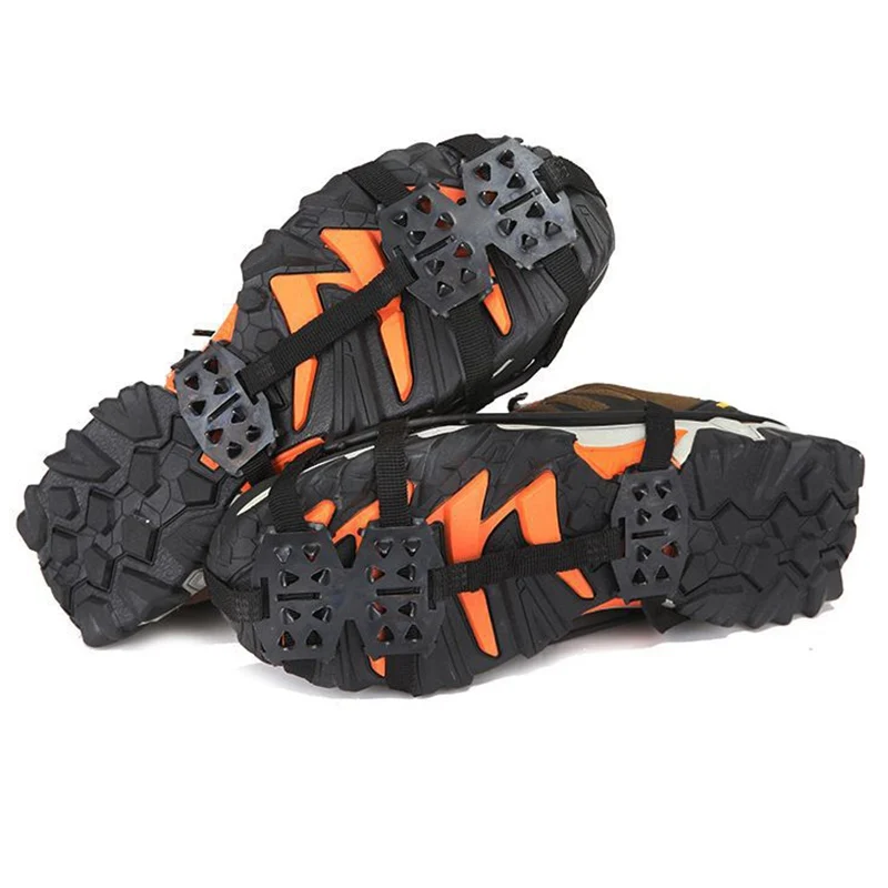 

Outdoor Tool 24 Tooth Manganese Steel Crampons Anti-skid Shoe Covers Snow Claws Hiking Fishing Shoes Nails Snow Mud Ice Caught