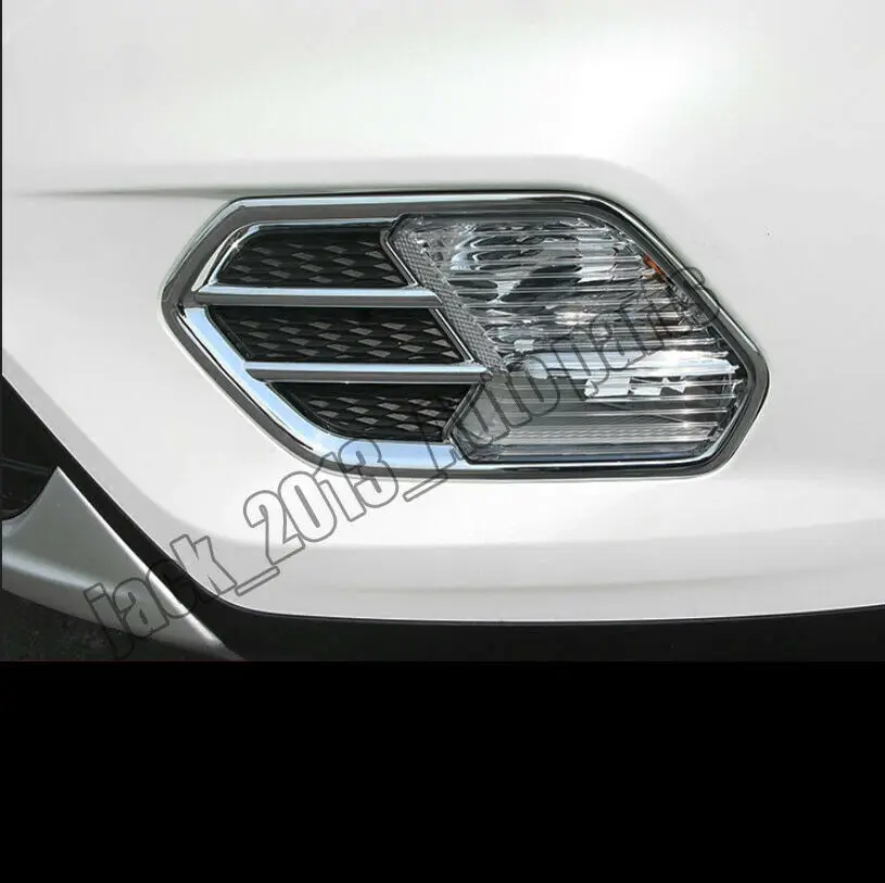 Модификация автомобиля, автомобильные аксессуары ForFord Kuga Escape, хромированный передний противотуманный светильник, накладка на капот, 2 шт