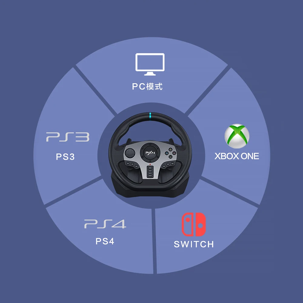 PXN V9 de Pedal para volante de juego, transmisión Manual vibración para PC/PS/Xbox °|Volantes de videojuegos| - AliExpress