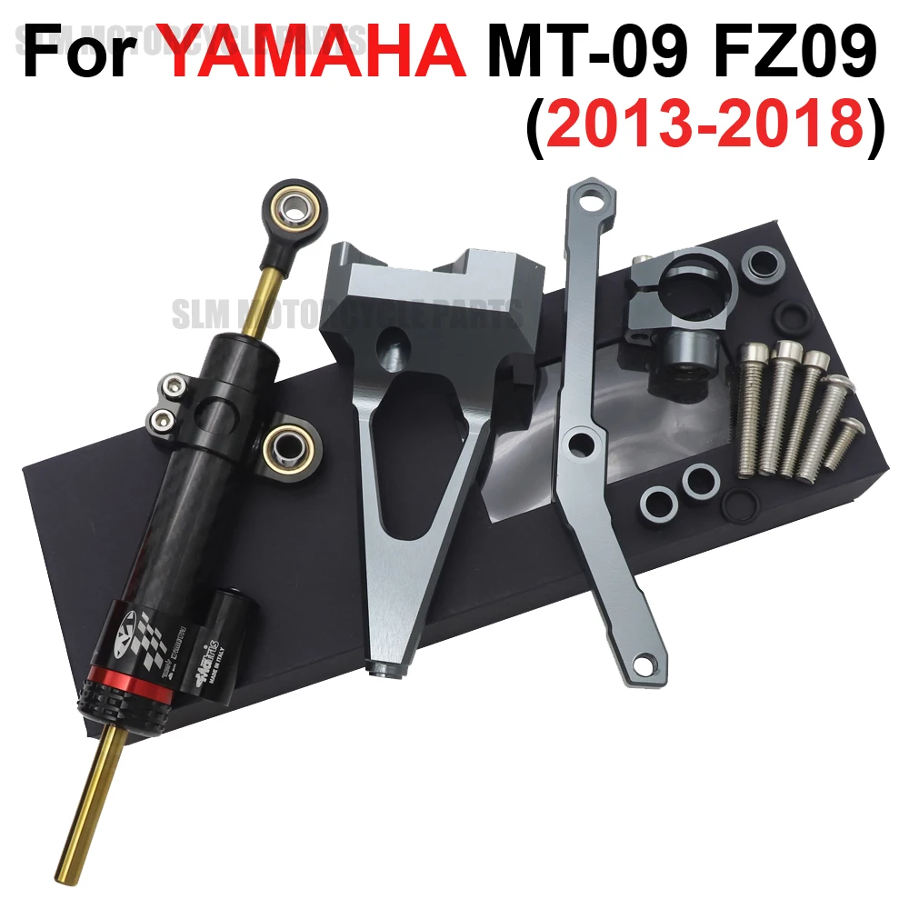 

Steering Stabilize Damper Bracket Mount Motorbike Motorcycle CNC FOR YAMAHA MT-09 MT09 MT FZ 09 FZ09 FZ-09 2013 2016 2017 2018