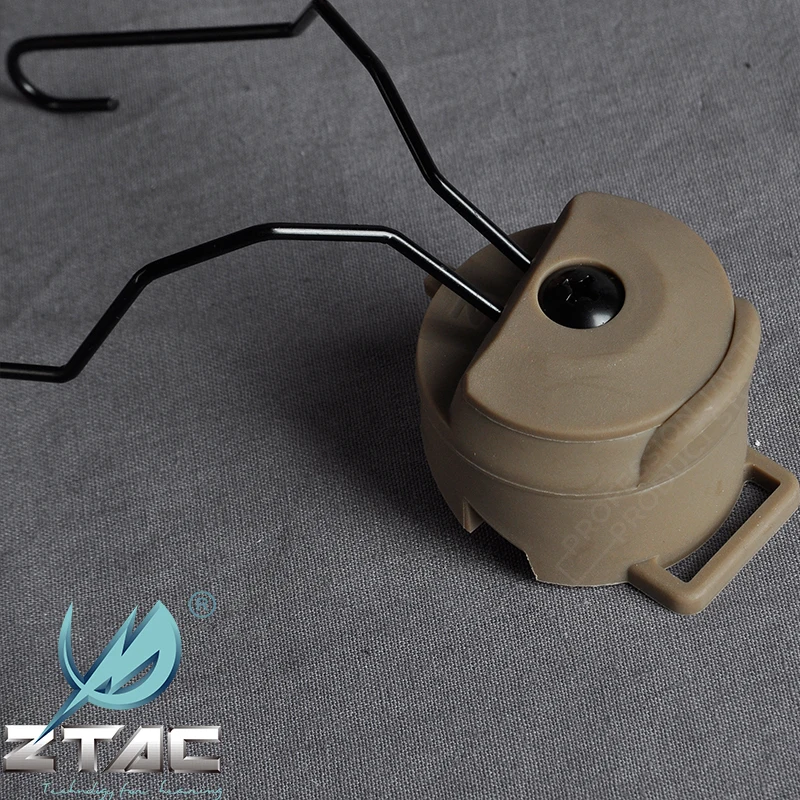 Colisão para Sordin Fone de Ouvido Tático e Capacete Z-tac Airsoftsports Capacete Ferroviário Adaptador Fma Ussf Ops Núcleo Exfil Softair Série Z150 6 Esporte e Lazer