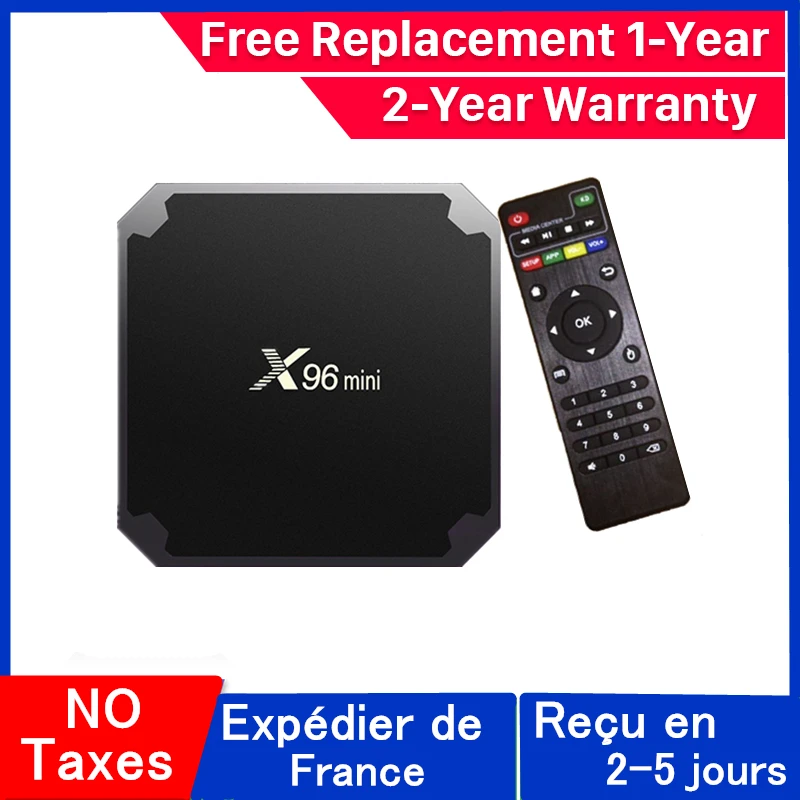 

Best x96 mini iptv box android tv box Amlogic S905W 1G 8G 2G 16G x96mini smart ip tv set top box