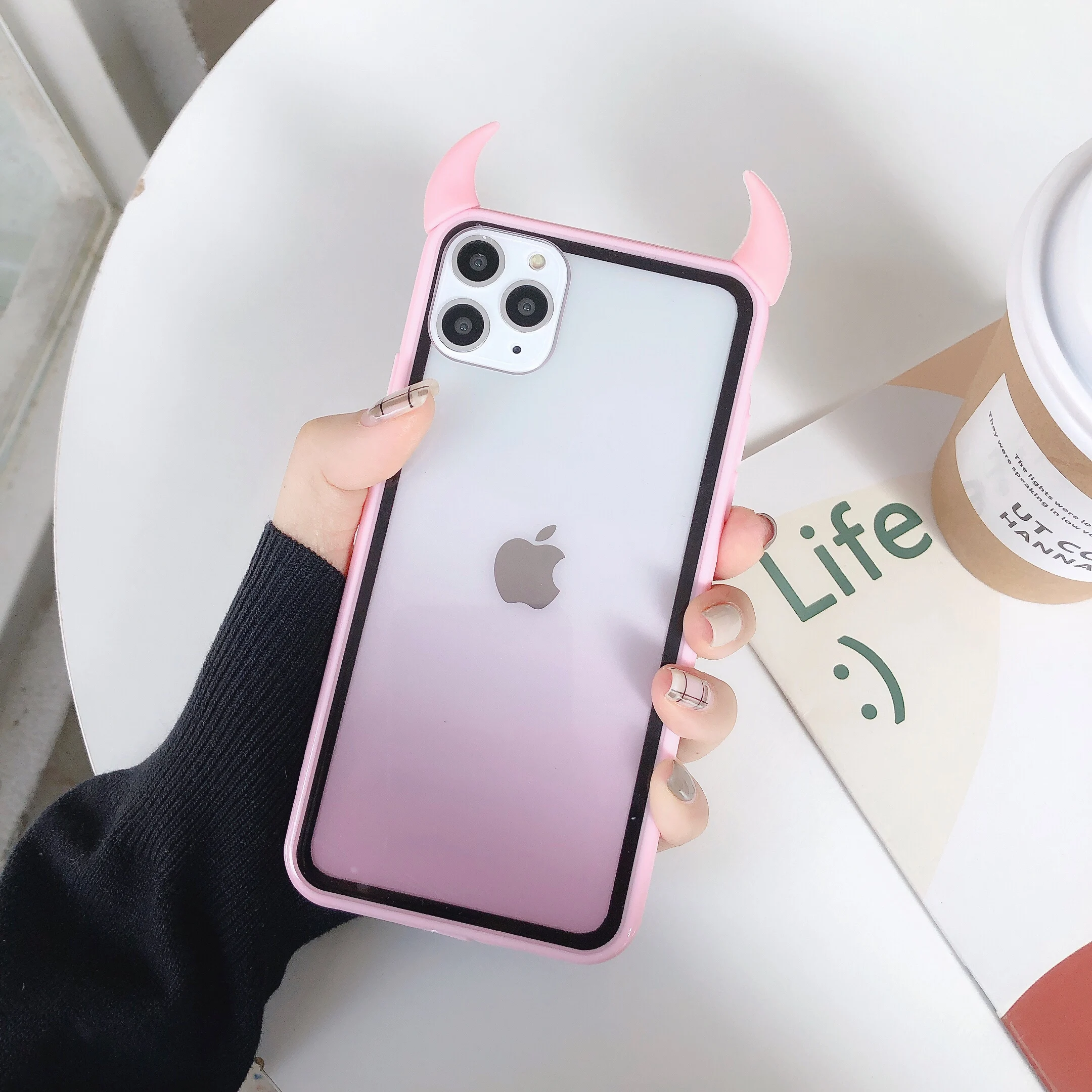 Redmi Note7Pro Note7 3D роскошный чехол для телефона Devil Horns для Xiaomi Redmi K20pro Xiaomi 8 Pro радужное стекло TPU чехол Funda