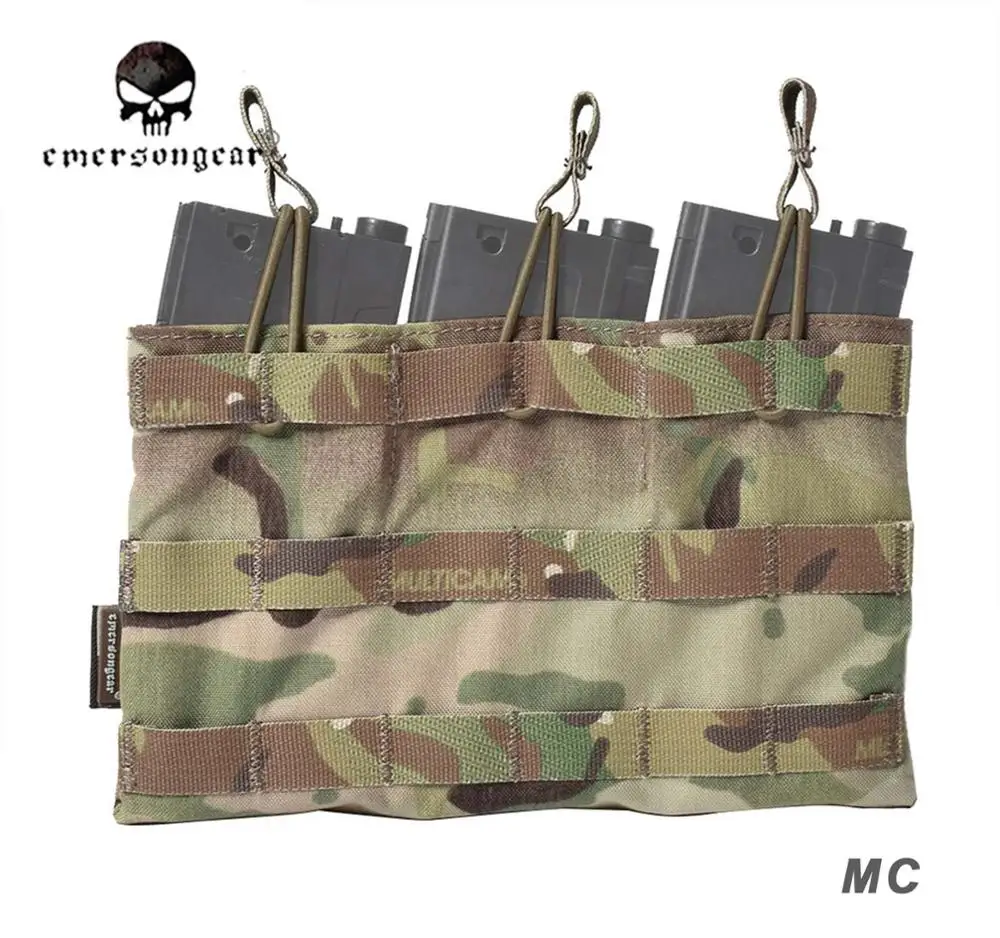 Сумка журнал Emersongear 5 56 тройная Боевая сумка с открытым верхом M6356|emersongear magazin|magazine