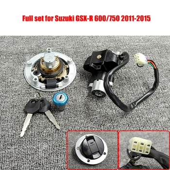 

For Suzuki GSXR600 GSXR750 GSX-R 2011-2015 GSXR 600 750 Lgnition Switch Lock Oil Fuel Gas Tank Cap Cover Lock Key Sets