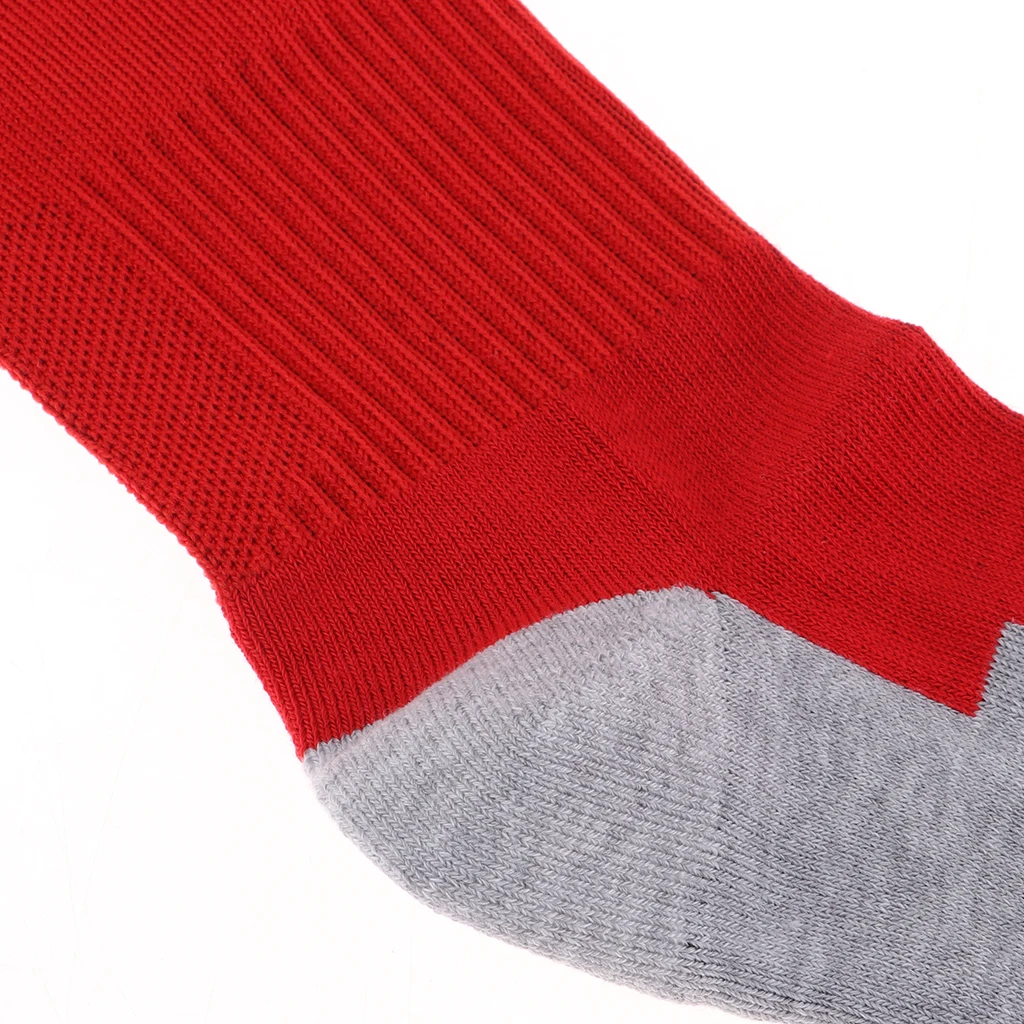 Football Socks Knee High Stripe Athletic Socks Sport Game Compression Stockings Breathable for Men Adults 