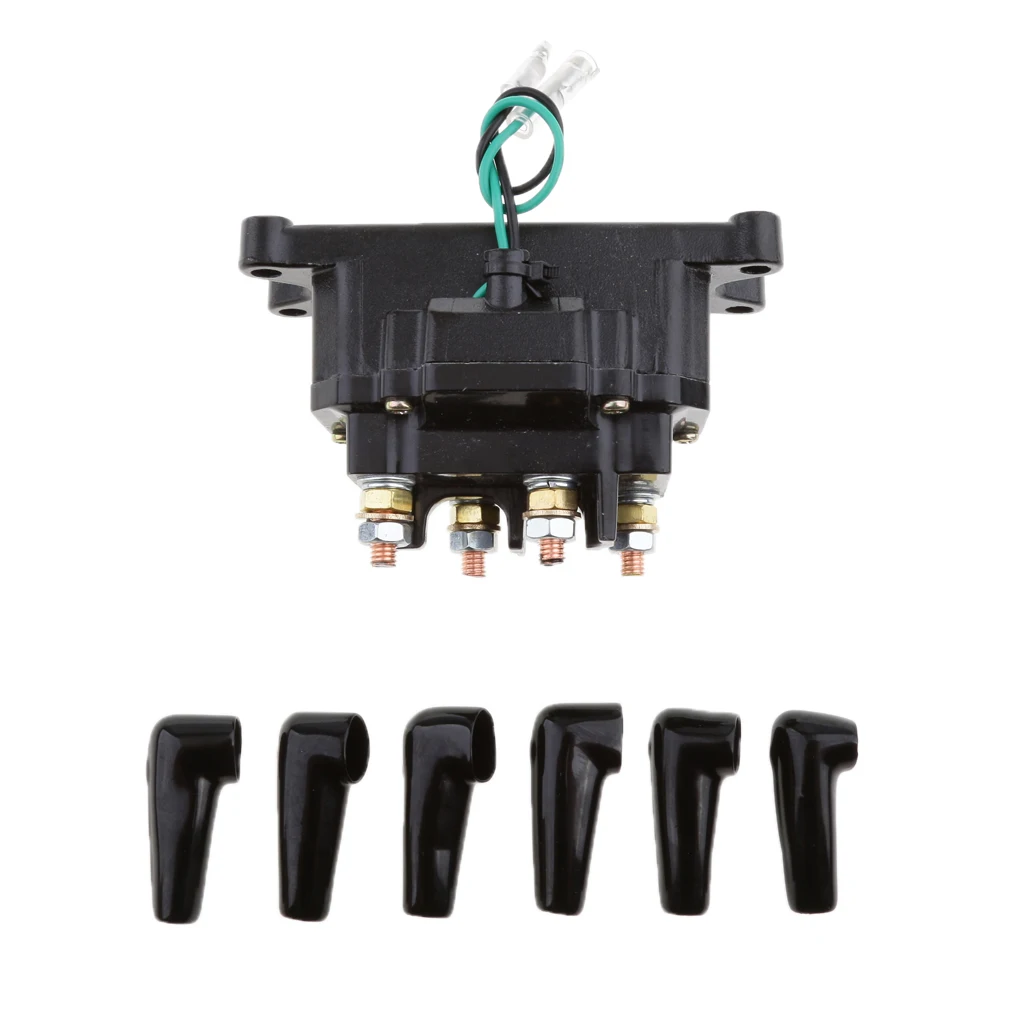 12V Solenoid Relay Contactor Winch Rocker Switch Thumb Universal For ATV UTV