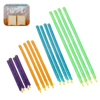 

16 Pcs Gift Sealing Sticks Bar Fresh Keeping Snack Household Multicolor Storage Practical Bag Clip Kitchen Tools Sealer Clamp