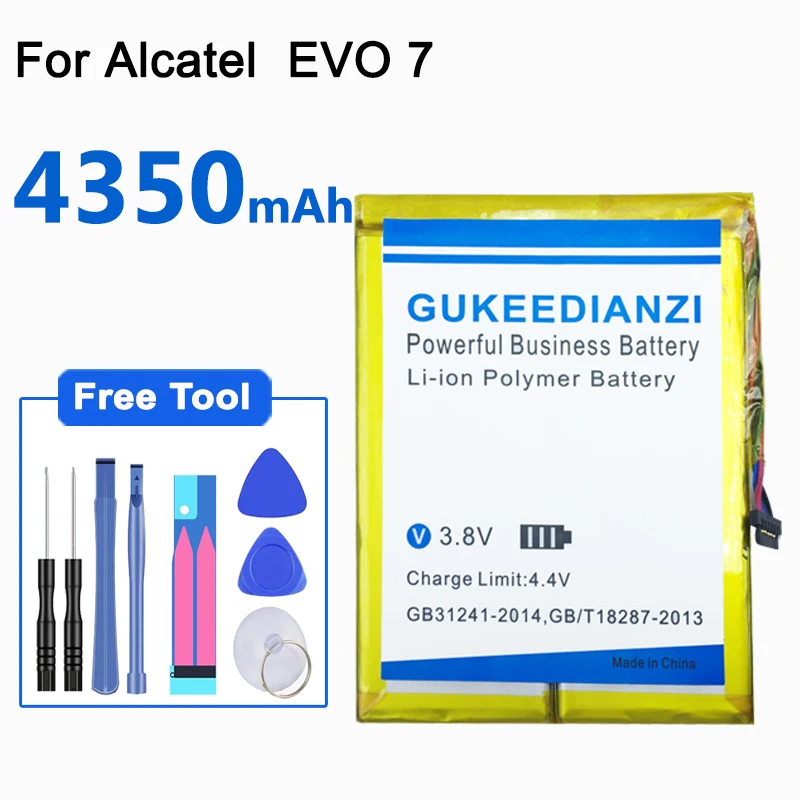 GUKEEDIANZI 4350 мАч EVO7 сменная батарея для Alcatel One Touch EVO 7 HD/Onetouch EVO7 литий-полимерная батарея