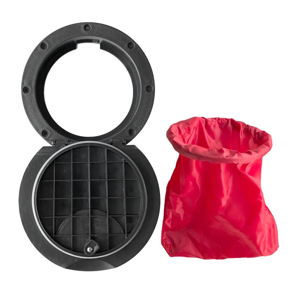 

Marine Boat Kayak Canoe Heavy Duty Black Nylon 6'' Waterproof Deck Plate Hatch Cover w/ Storage Bag