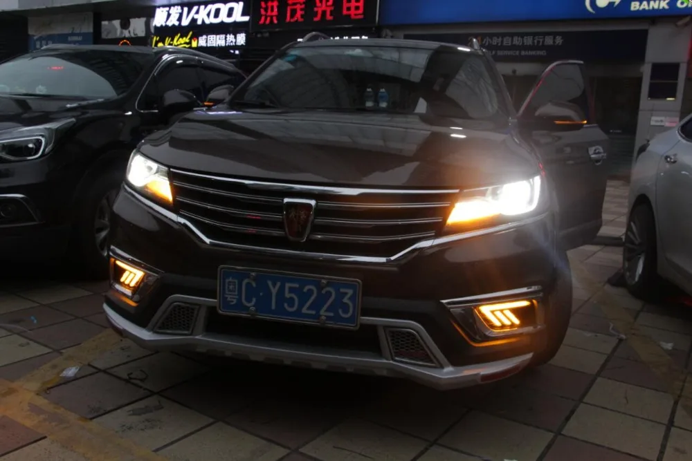 2018y автомобильный БАМПЕР фара для Roewe RX5 противотуманная фара дневного света светодиодный провод hanress фара для Roewe RX5 противотуманная фара