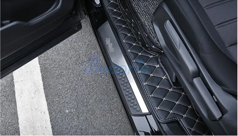 Для Honda CRV CR-V Внешний протектор порога двери Добро пожаловать педали Накладка защита крышка автомобиля аксессуары для укладки