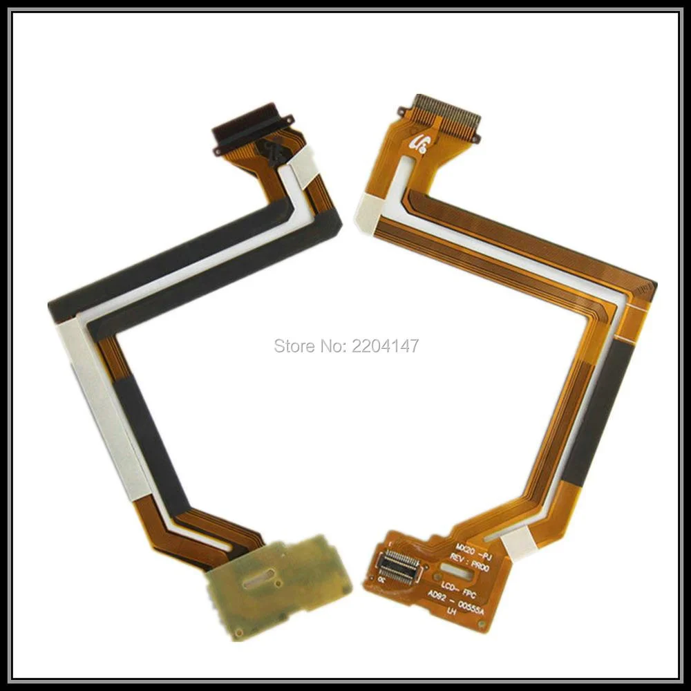 Camera flex cable 2pcs Superior quality NEW LCD Flex Cable For SAMSUNG SMX-F30 SMX-F30 F40 F33 F34 F300 VP-MX25 MX20 Video Camera