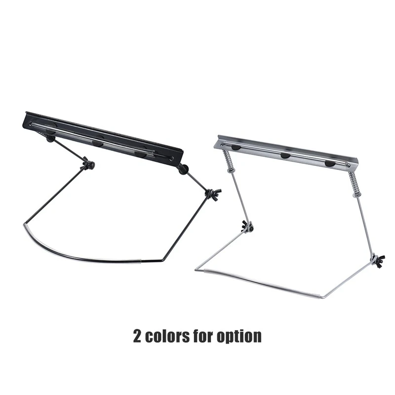 Metal Harmonica Mouth Organ Holder Harmonica Neck Stand Bracket for 24 Hole Harmonica Hands Free Playing