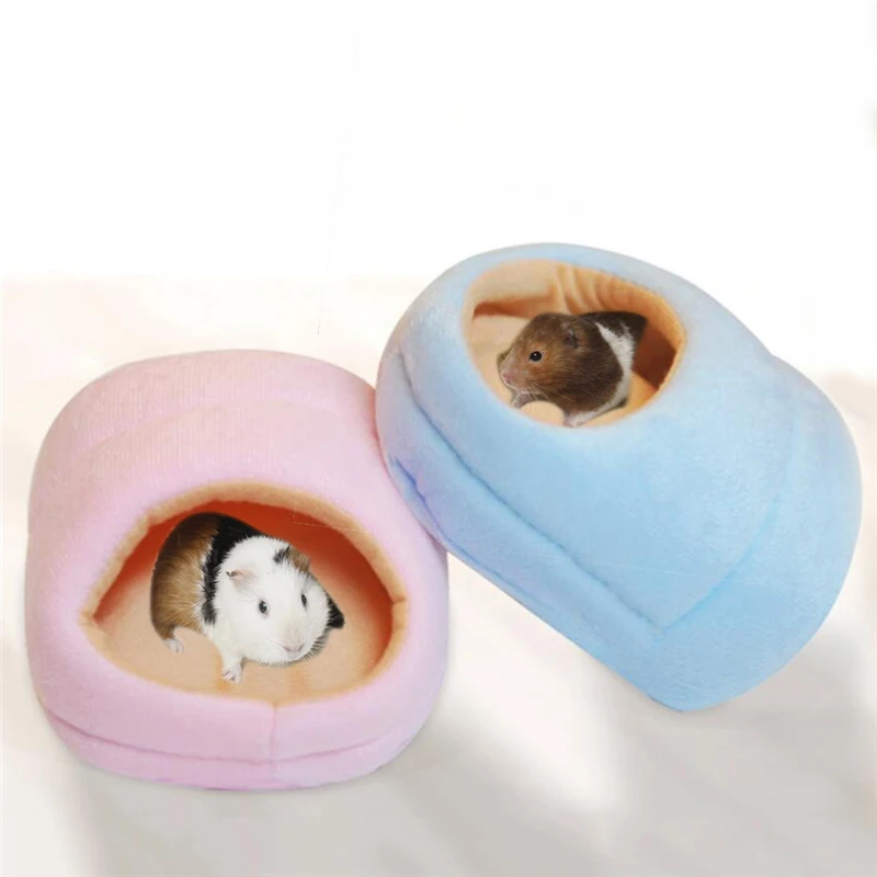 Pet Cage for Hamster Accessories Small Animal Nest Winter Warm Rodent/Guinea Pig/Rat/Hedgehog New Bed Mouse Cotton House | Дом и сад
