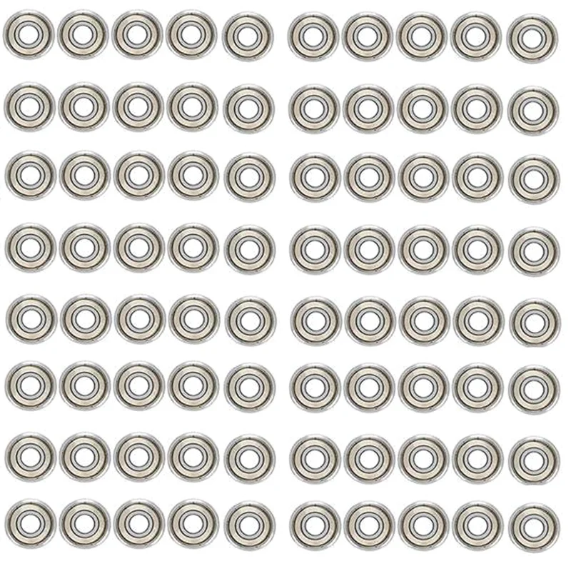 80Pcs 608ZZ Bearing 8X22X7 mm ABEC-5 Skate Stroller Miniature 608 ZZ Ball Bearings 608Z 2Z | Обустройство дома