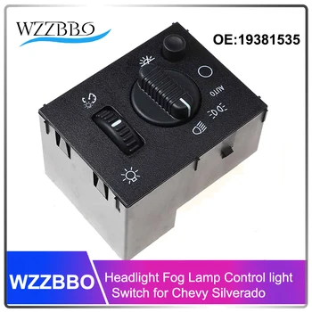 

WZZBBO Car Accessories Headlight Fog Lamp Control Light Switch for Chevy Silverado(OE No.: 19381535)