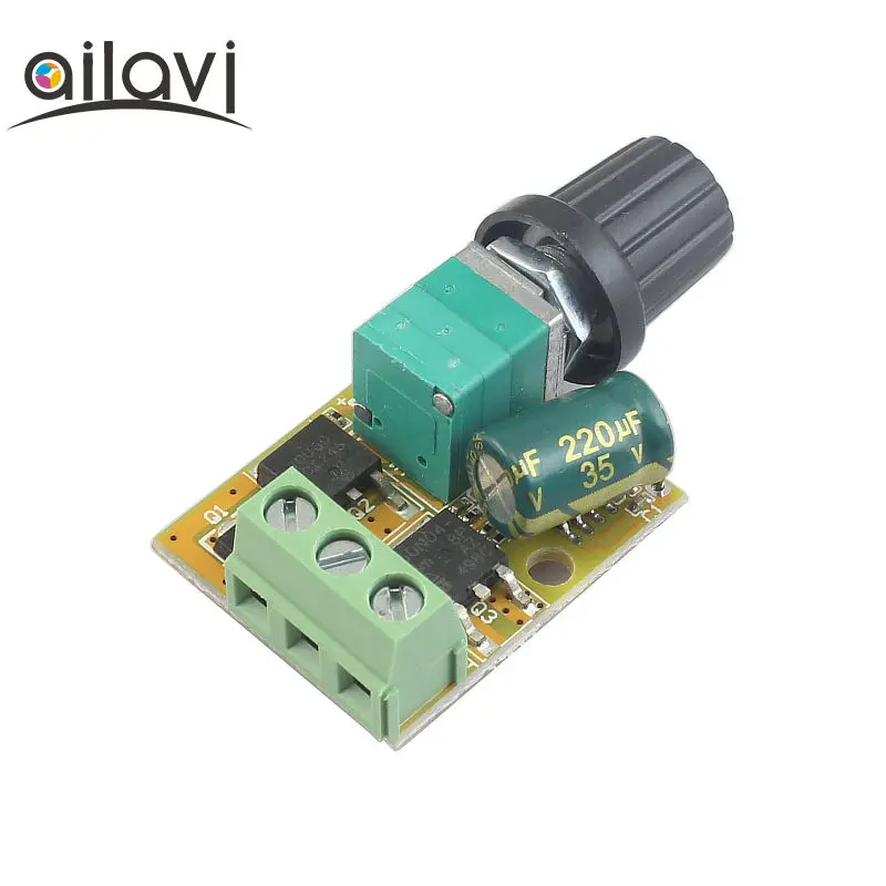 Малый Размеры двигатель постоянного тока Управление Лер 3V6V12V24V35V 5A PWM Скорость Управление выключатель двигателя губернатора подходит для