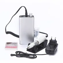 Портативная электрическая для маникюра ногтей сверлильный станок Инструменты для ногтей сверла пилочки для педикюра Электрический полировщик шлифовальный инструмент для ногтей