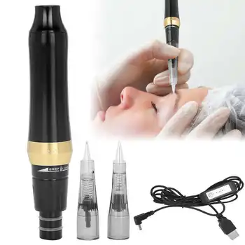 

US Plug 100-240V Electric Microblading Machine Professional Semi-Permanent Eyebrow Lips Tattoo Makeup Tattoo Pen Tattoo Supplies