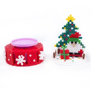 

Educational Toy Children with Christmas Tree Shape, Safe Non-toxic Healthy DIY Jigsaw Puzzle Toy for Training Creativity