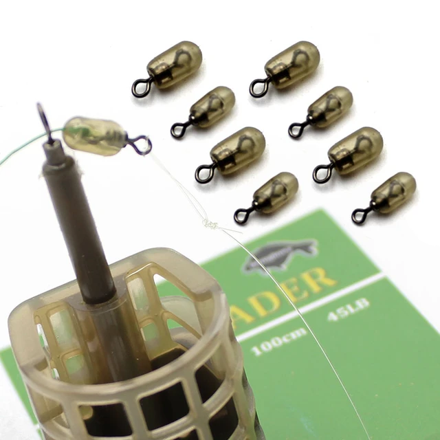 30pcs Carp Fishing Accessories Method Feeder Fishing Swivel Stop