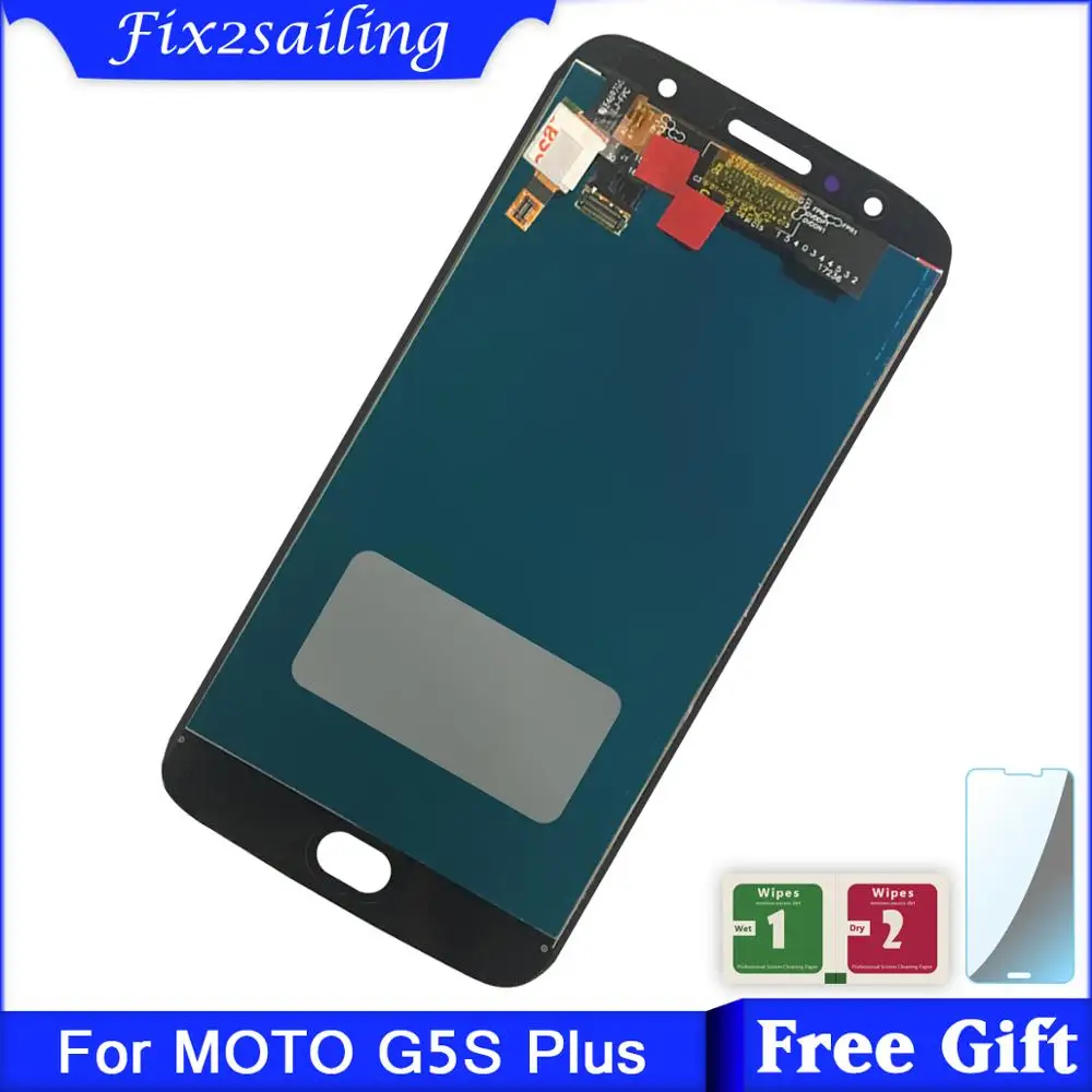 Супер Amoled ЖК-дисплей для Motorola Moto G5S Plus XT1802 XT1803 XT1805 XT1086 ЖК-дисплей сенсорный экран сборка Замена