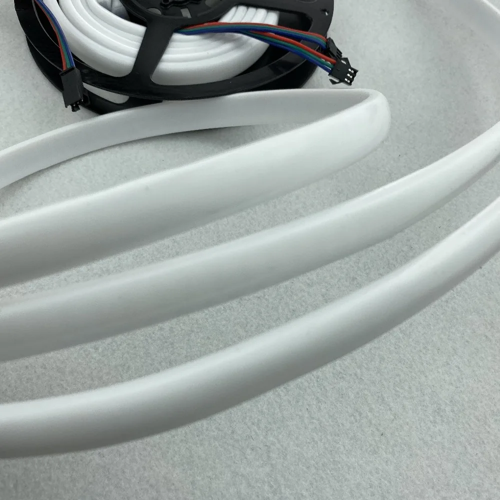 WS2815 DC12V 144 светодиодный s/m; 2 м/компл.; прибор приемно-полноцветный RGB 5050 светодиодный пиксель полосы; из водонепроницаемого материала в молочная труба