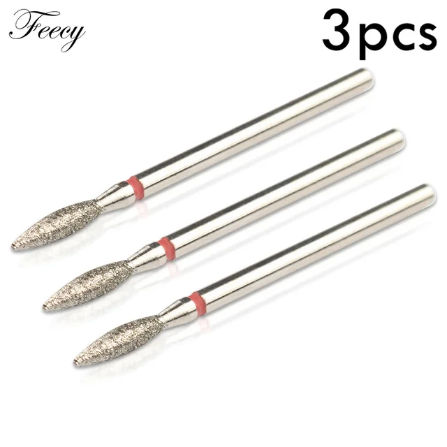 5pcs Diamond Nail Drill Bit Kits Mill Cutter All For Manicure Machine Bit Tools Accessories Cuticle Clean For Removing Nail Gel T