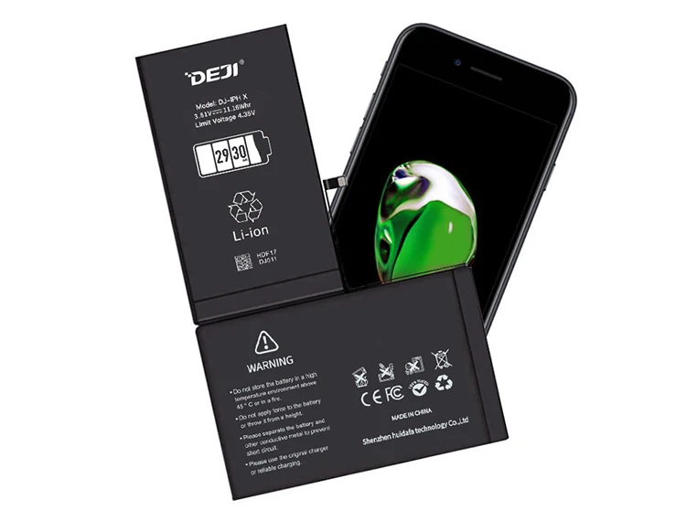 DEJI для iphone x высокомощный аккумулятор 2930mAh запасная батарея для X с набором инструментов