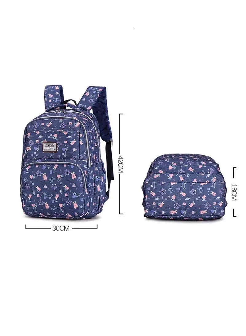 Big Capacity Cute Printing Girl School Bag Kid Backpack Zipper Backpacks School Bags For Teenagers Girls