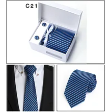 Мужской галстук шесть штук набор 8 см Мужская рубашка в полоску работа интервью в настоящее время доступны напрямую от производителя оптом