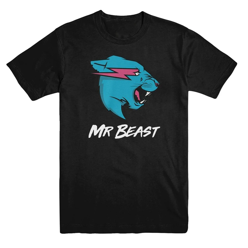 Г н футболка со Зверем Mrbeast вдохновил Подростковая для взрослых Рубашка веселое