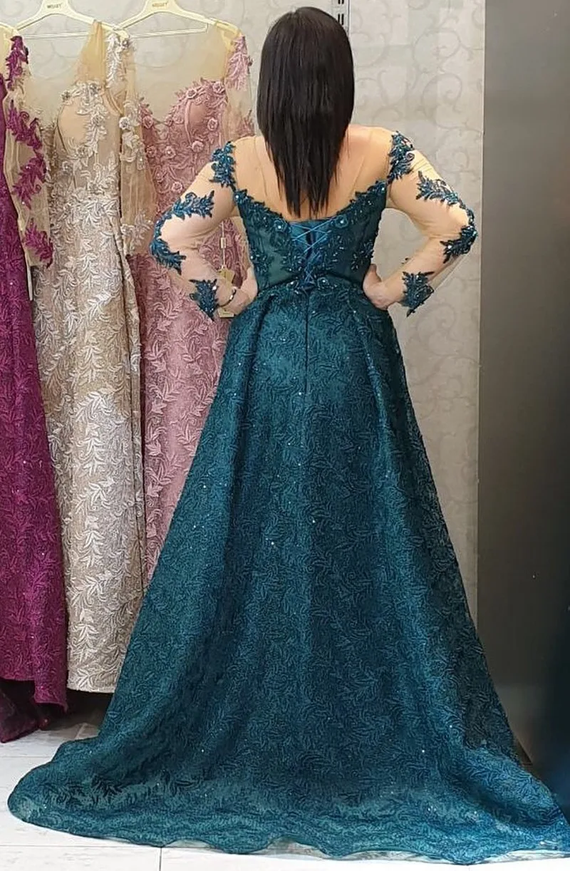 Вечернее формальное платье 2019 Abendkleider Vestido Longo Festa Robe De Soiree бальное платье с длинными рукавами Арабские Вечерние платья Длинные