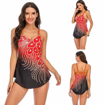 

2020 New Women Swimwear Two Pieces Swimsuit Bathing Swim Suit Push Up Bikinis Plus Size 8XL Mayo Tankini Biquini Maillot De Bain