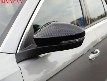 

BJMYCYY Automobile ABS special rearview mirror cover anti scratch and scratch resistant For Volkswagen T-ROC T ROC 2018