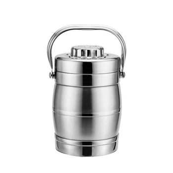 

Stainless Steel Lunch Box Vacuum Super Long Insulation Lunch Box Barrel Large Capacity Adult Student Multi-layer Pot Lunch