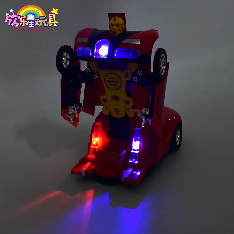 

New Products Universal Deformation Robot Automatic Transformer Toy Car Universal Light Included Light Hot Selling Toy