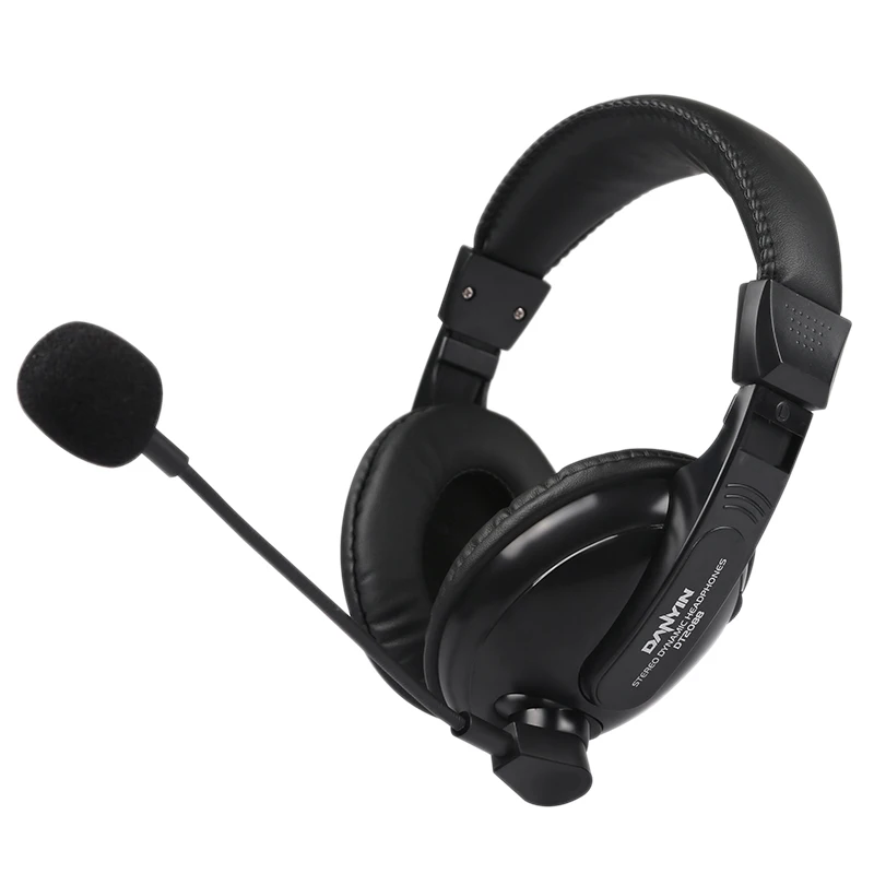 Danyin DT2088 Wearable Headphone 3 5mm with Microphone for PC Computer Listening Comprehension Training Gaming